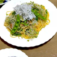 大豆のお肉ミンチ乾燥タイプを使った春パスタ|たまちゃんさん