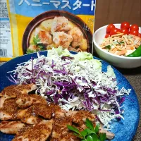 豚ヒレのハニーマスタード炒め🎶