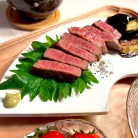 ステーキの献立