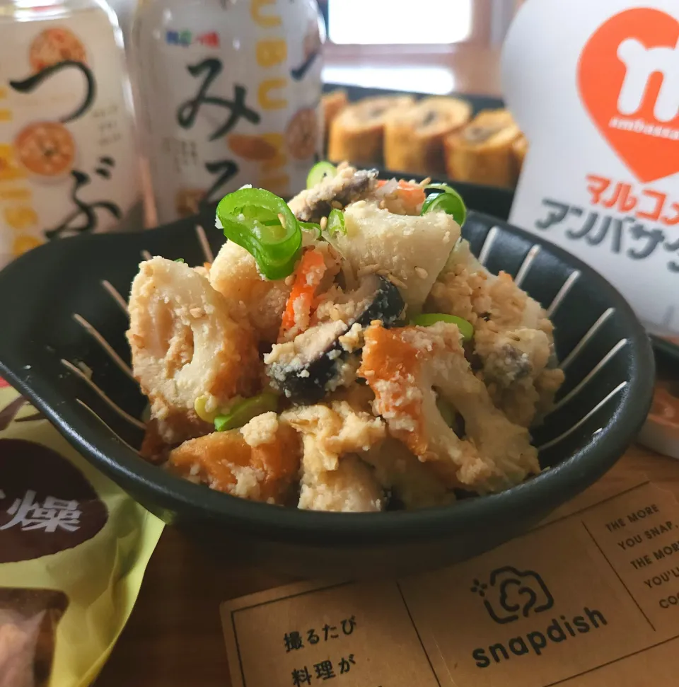 つぶみそで具沢山白和え|ナオミさん