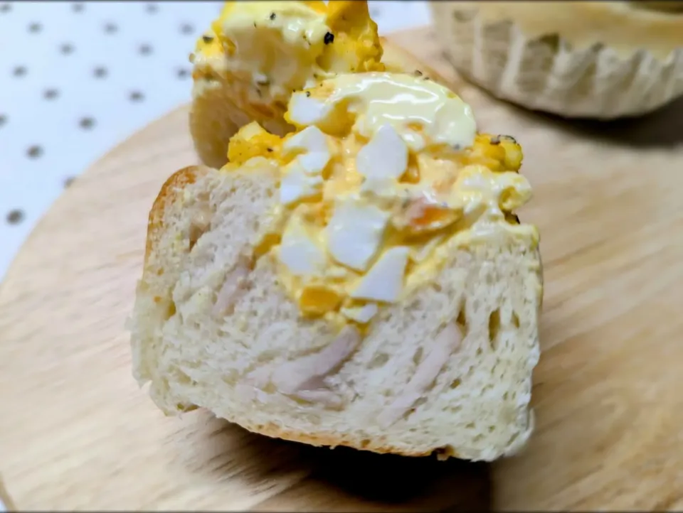 ハムマヨたまごロール〜断面|chiaraさん