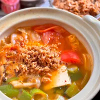 大豆のお肉で具沢山坦々スープ|zuiさん