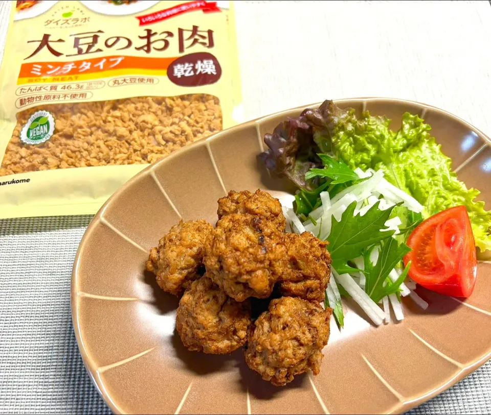相馬奥さまご指南の大豆のお肉で肉団子〜🍡|quitaさん