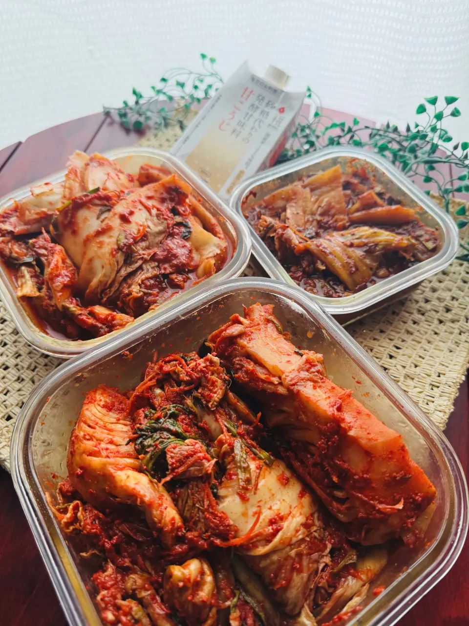 甘こうじ1本入り 自家製白菜キムチ🥬|🌺🌺Foodie🌺🌺さん