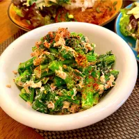 菜の花とツナのマヨ柚子和え🥬😋|＊yurika＊さん