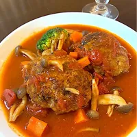 トマト煮込みハンバーグ