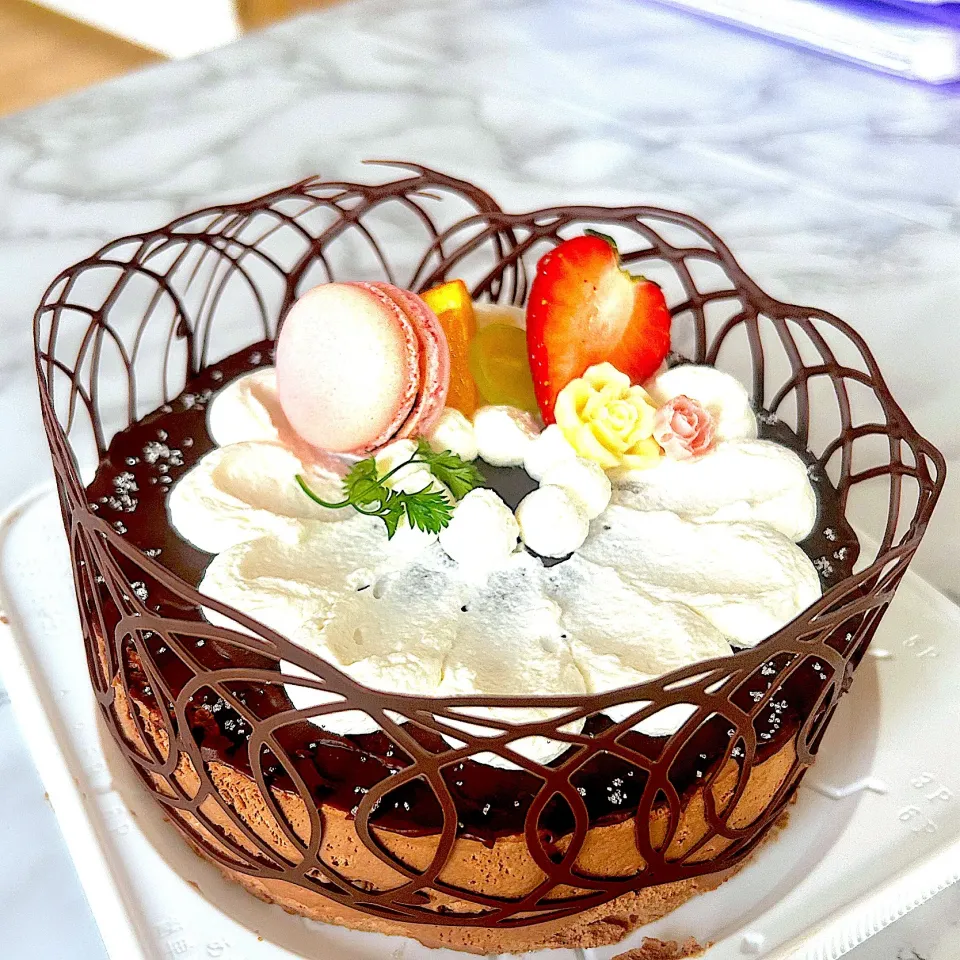 ラズベリーチョコレートムース🍓|🍊🍒ユッキー🎂🍞🍲さん