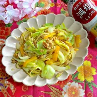ツナと春野菜の和風パスタ✨