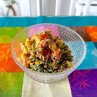 キヌアと菜の花のサラダ|Ayuさん