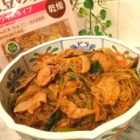 大豆のお肉とほうれん草のチャプチェ|❤︎YUKARI❤︎さん