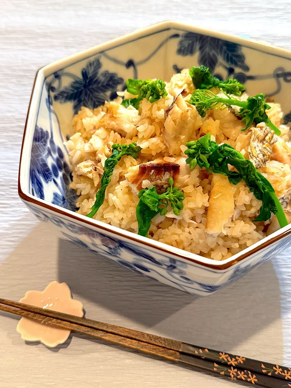 天然真鯛の鯛めしと蛸とわけぎの酢味噌和え|サミカさん