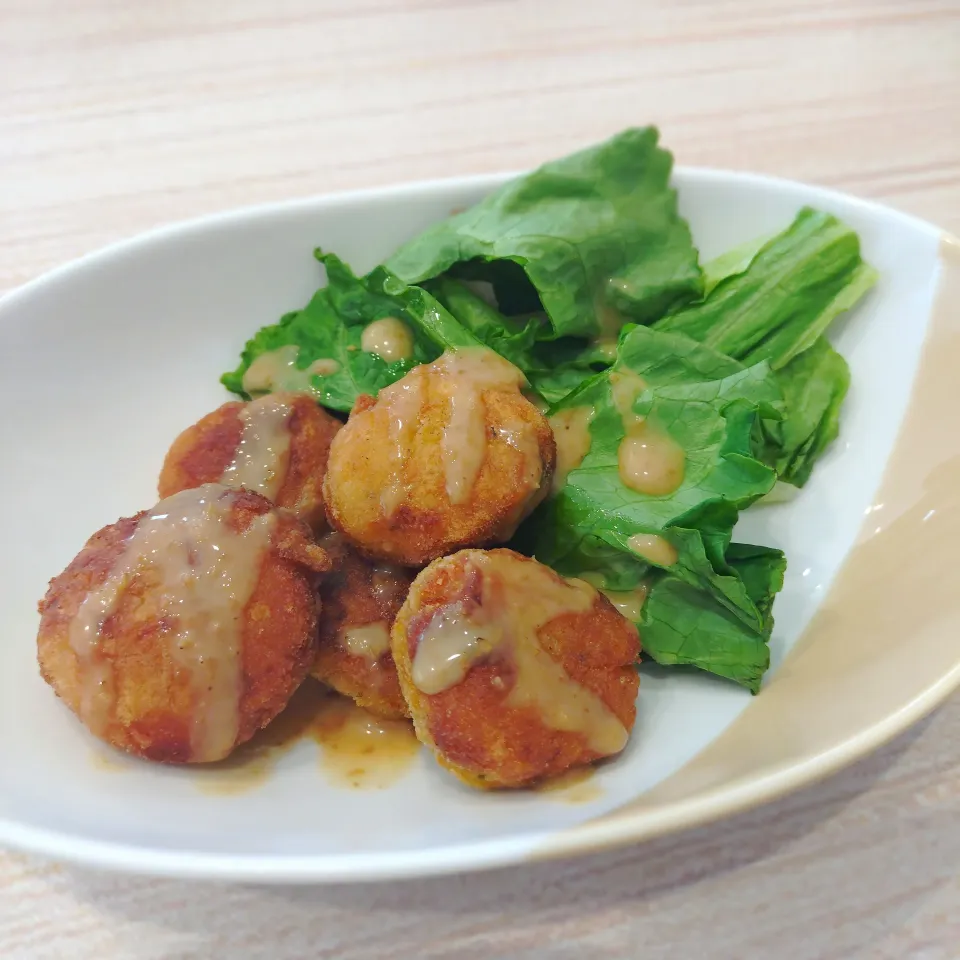 ハラール　ひよこ豆のコロッケ|あゆみ│ハレシピさん