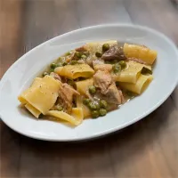 塩豚のラグー　パッケリで|koji toyodaさん