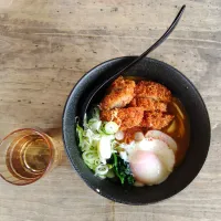 「宮きしめん神宮店」さんのカツカレーきしめん（なび）