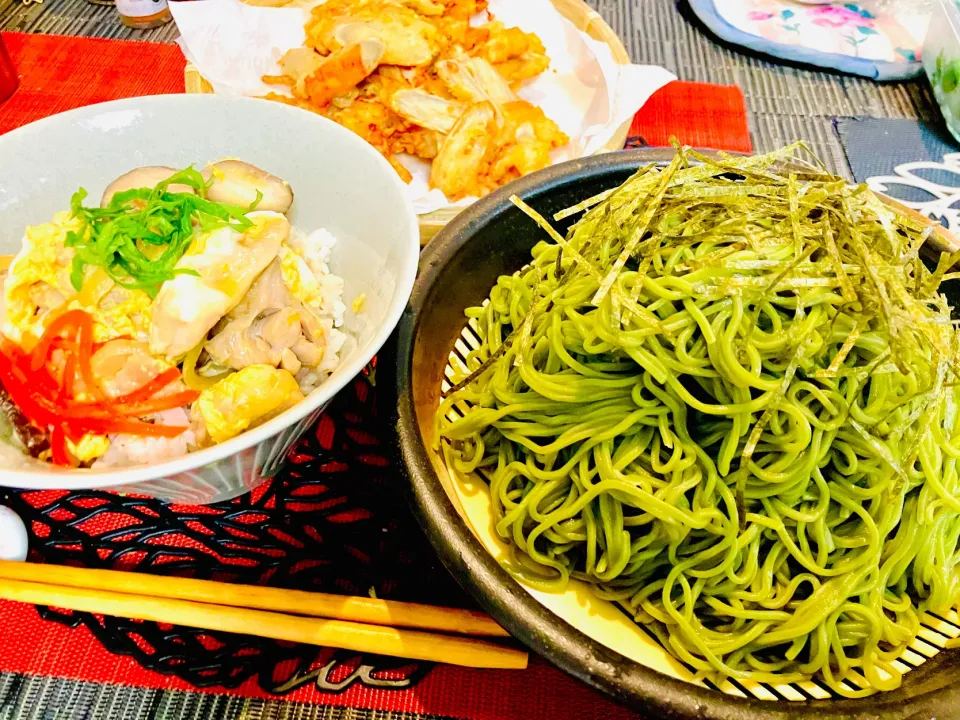 ✩.*˚狭山茶蕎麦＆親子丼|ゆきえもんさん