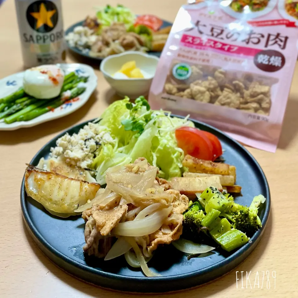 味が染みます 大豆のお肉でしょうが焼き|FIKA789さん