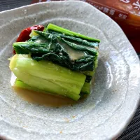 小松菜のしょうゆ糀漬け|KAORIさん