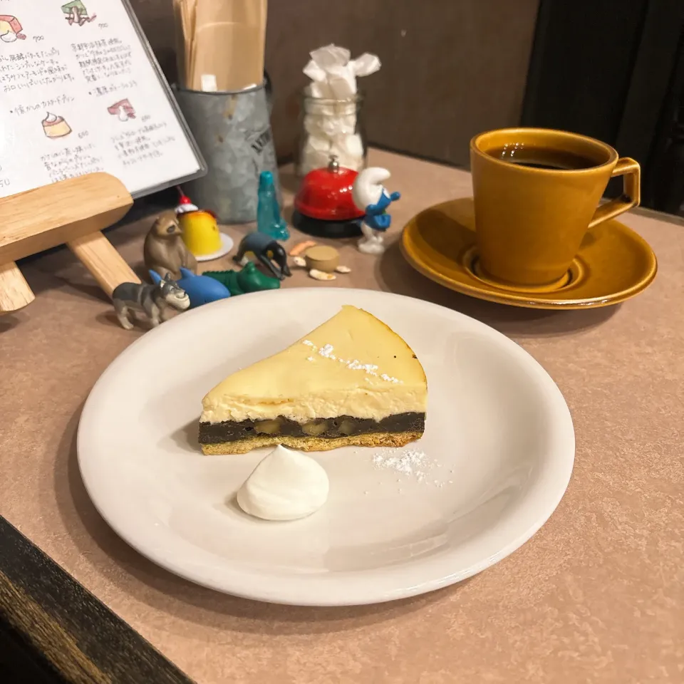 ほうじ茶ブラウニーのチーズケーキ|ちゃみこさん