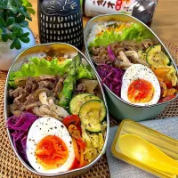 シンプル牛丼弁当！|ラゴさん。さん