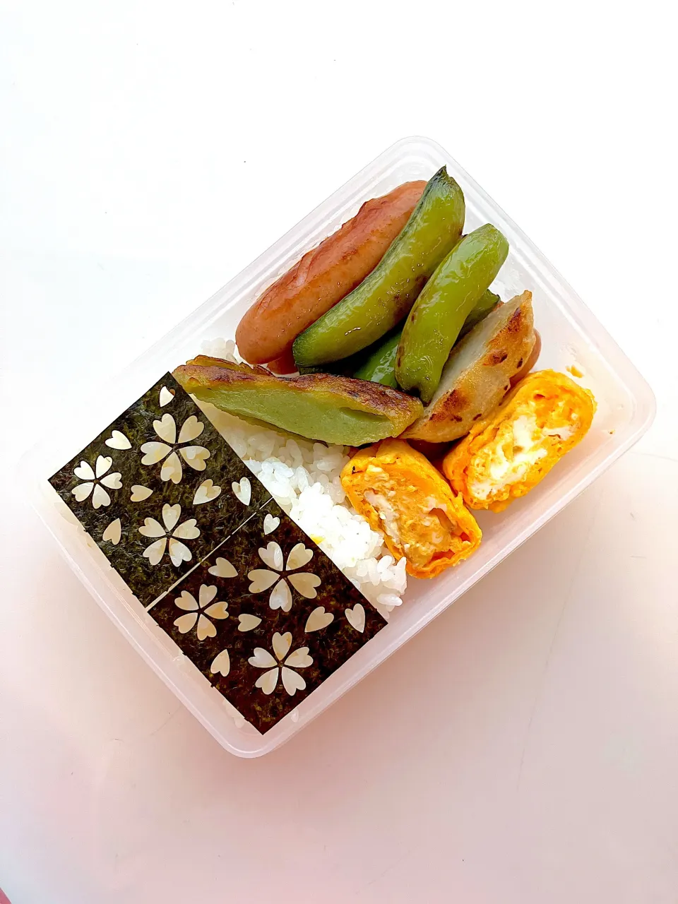 いつもの弁当に海苔|コマツ菜さん