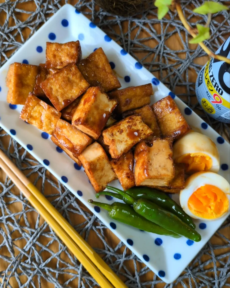 厚揚げの照り焼き|まりおさん