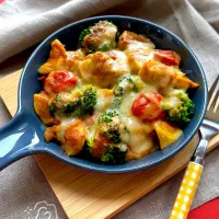 タンドリーチキンチーズ焼き