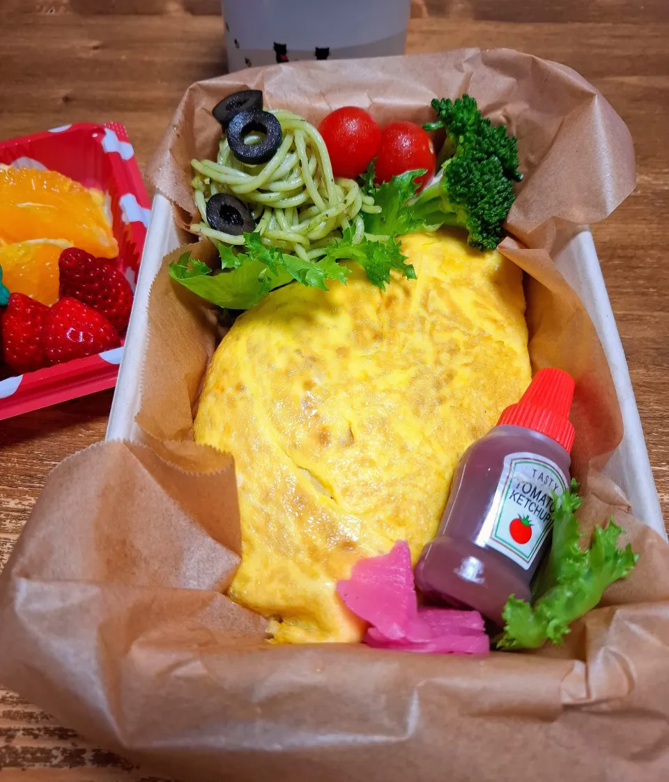🍀オムライス弁当🍀|ゆきさんさん