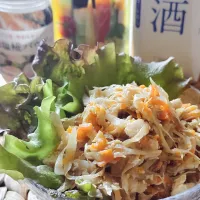 発酵ディップソース バーニャカウダ風でささみとごぼうサラダ🥗