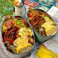 エビフライ&ヒレカツ弁当！|ラゴさん。さん