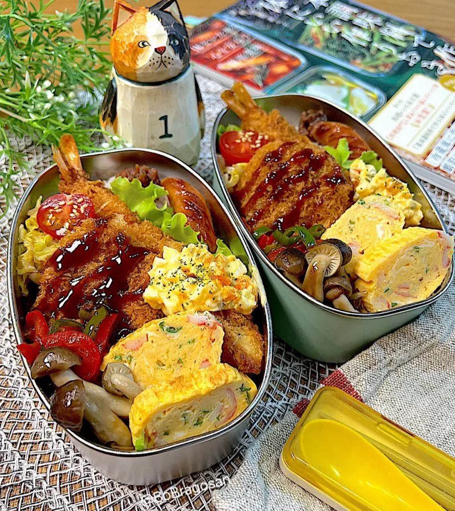エビフライ&ヒレカツ弁当！|ラゴさん。さん