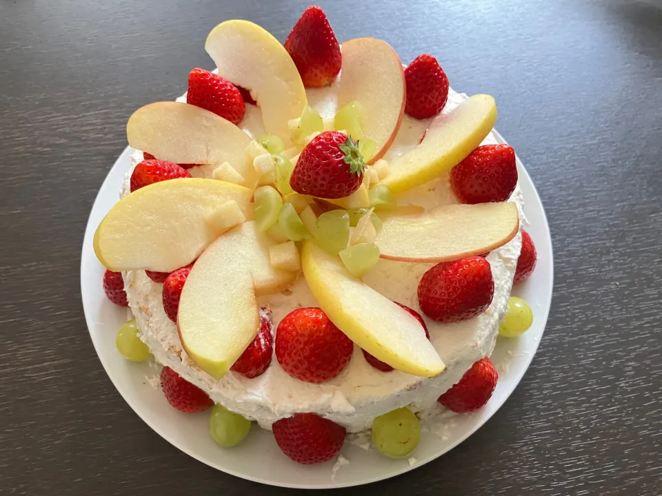 ＊子どもたちが作ってくれたママのお誕生日ケーキ🎂✨＊|＊抹茶＊さん
