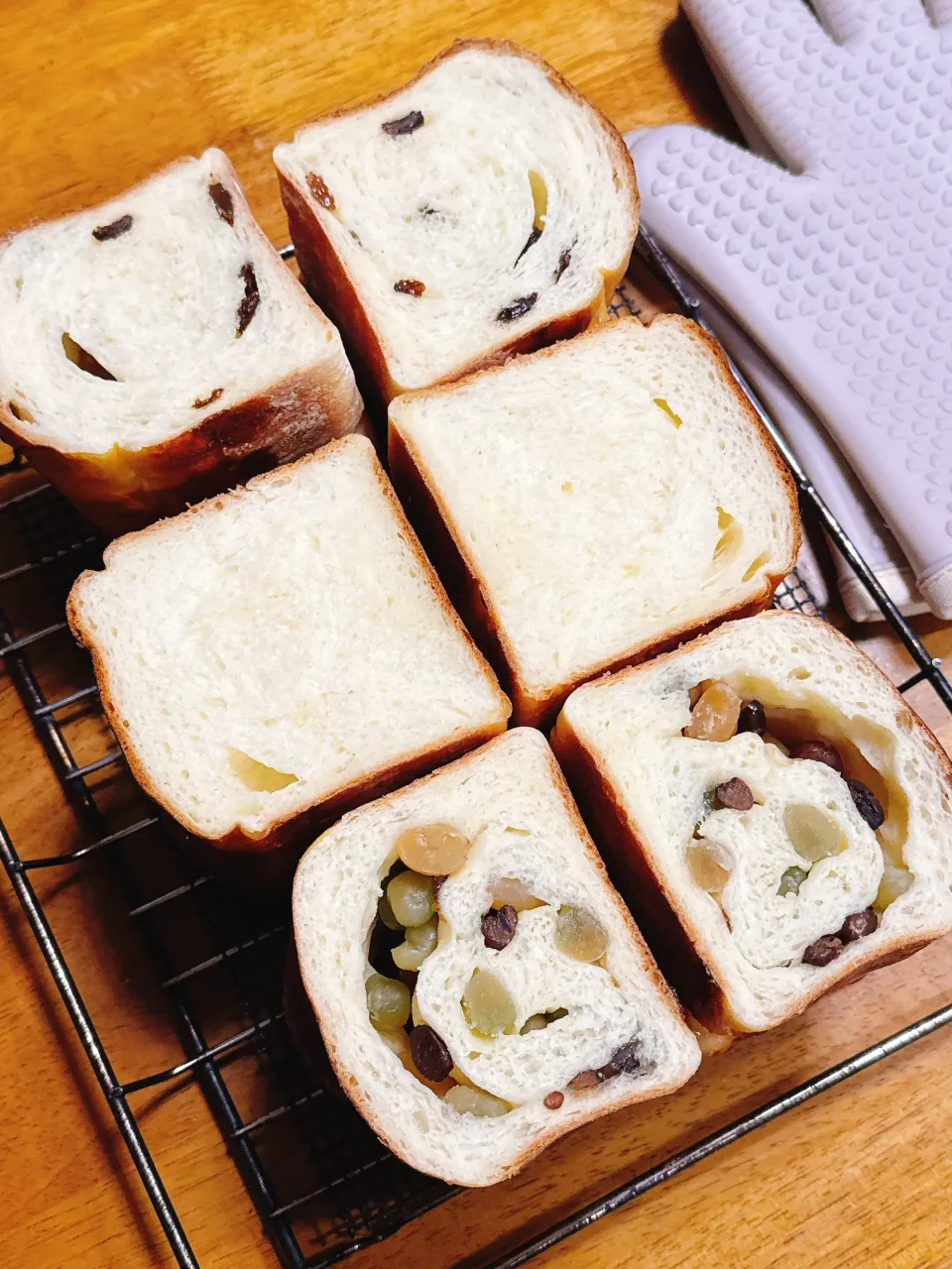 2026/03/31 米粉入り3種の食パン|Blueberry🫐さん