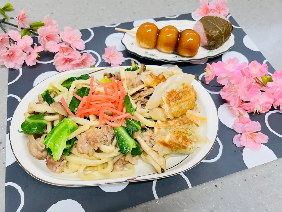 「春キャベツで焼きうどん」|バシュランさん