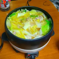 豚バラと白菜のミルフィーユ鍋|とししいたけさん