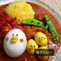親子でスパイスカレー( ꇐᴗꇐ )