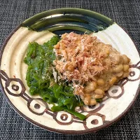 嵐明け…新わかめを獲ってきた🙌　めかぶは納豆とネバネバコンビで美味しくいただきました😋| BUBUさん