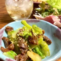 へしこと春キャベツの和え物|ともこさん