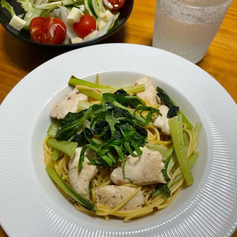 ＊鶏肉と小松菜のパスタ|nullさん