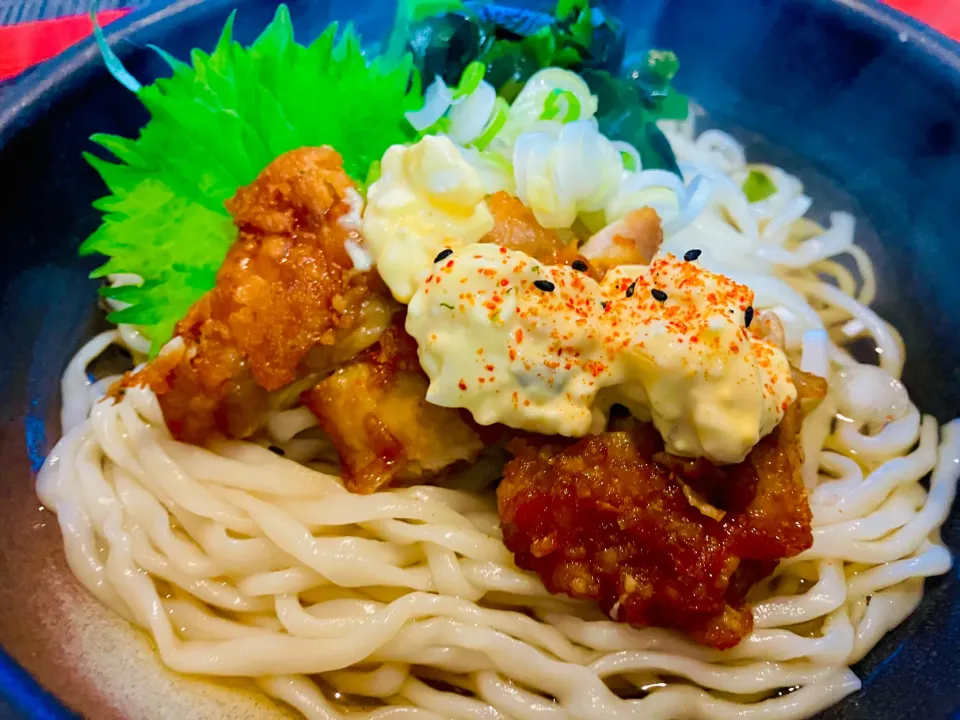 ✩.*˚タルタルチキン南蛮うどん|ゆきえもんさん