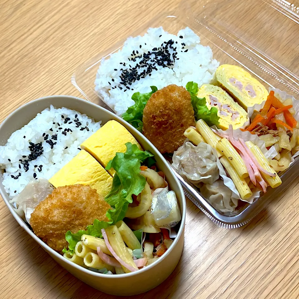 夫と次女のお弁当🍱🍙|シズソラさん