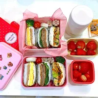 高校生娘、中学生娘お弁当4/2| hana-bloomingさん