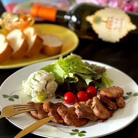 「メインディップ 豚バラなすのバルサミコ炒め」を使ってみたSnapdishの料理・レシピ写真:メインディップバルサミコ酢炒めand生姜焼き✨