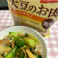 大豆ミンチと糀で野菜炒め|ともさん