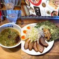 半蔵つけ麺　全部載せ|るみおんさん