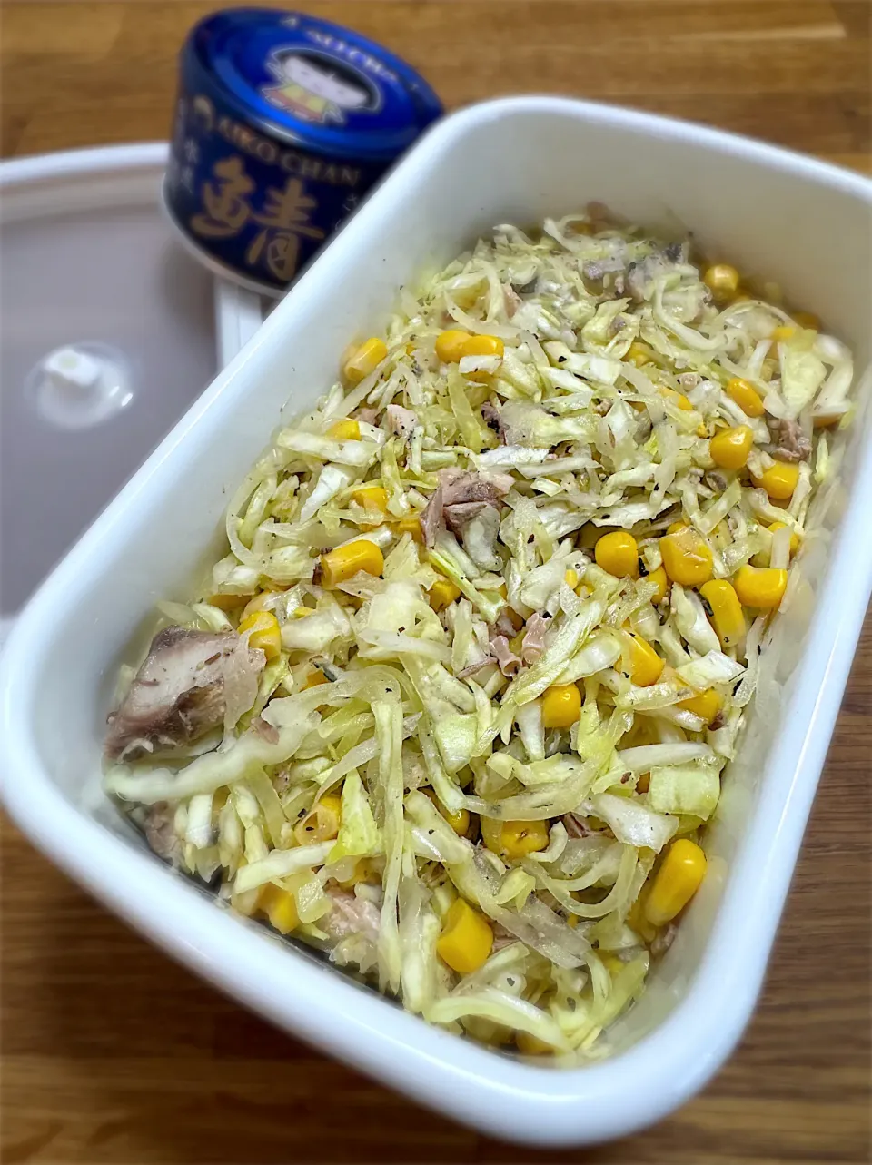 サバ缶とコーンのさっぱりコールスロー|morimi32さん