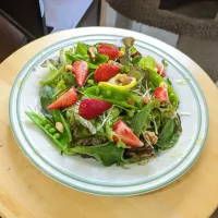 春味✽茶そばのフルーツサラダ仕立て✽*|mi_neneco♪さん