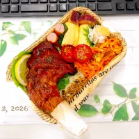 LUNCH 🥢 骨付きチキンケチャップ煮|Tsuu_chan‪ ·͜·♡‬さん