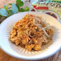 大豆のお肉ともやしの和え物|みずほさん