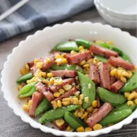 🆔522243                                                                #スナップえんどうの彩りコンソメガーリック 💕|ともきーた (伊藤 智子)さん