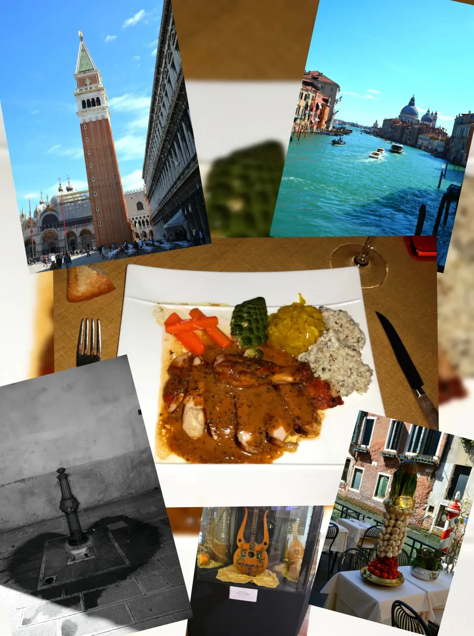             🎭🌍🇮🇹My trip to Venice🇮🇹🌞🛩
      Chicken breast strips with pepper sauce, melted leek risotto, Romanesco cabbage and carrots|KWAII69さん